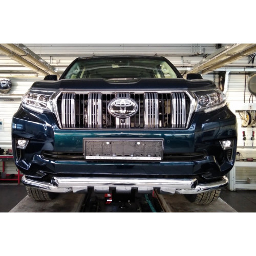 Защита переднего бампера Toyota Prado 150 2018